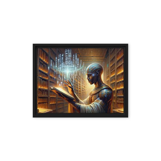 Sacred Knowledge Framed canvas