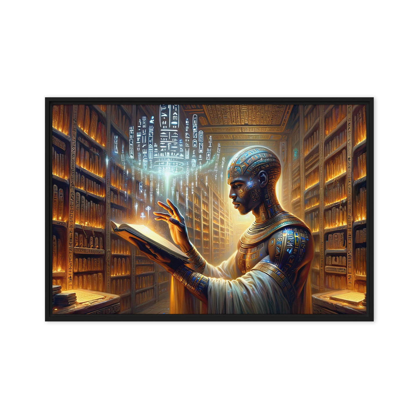 Sacred Knowledge Framed canvas