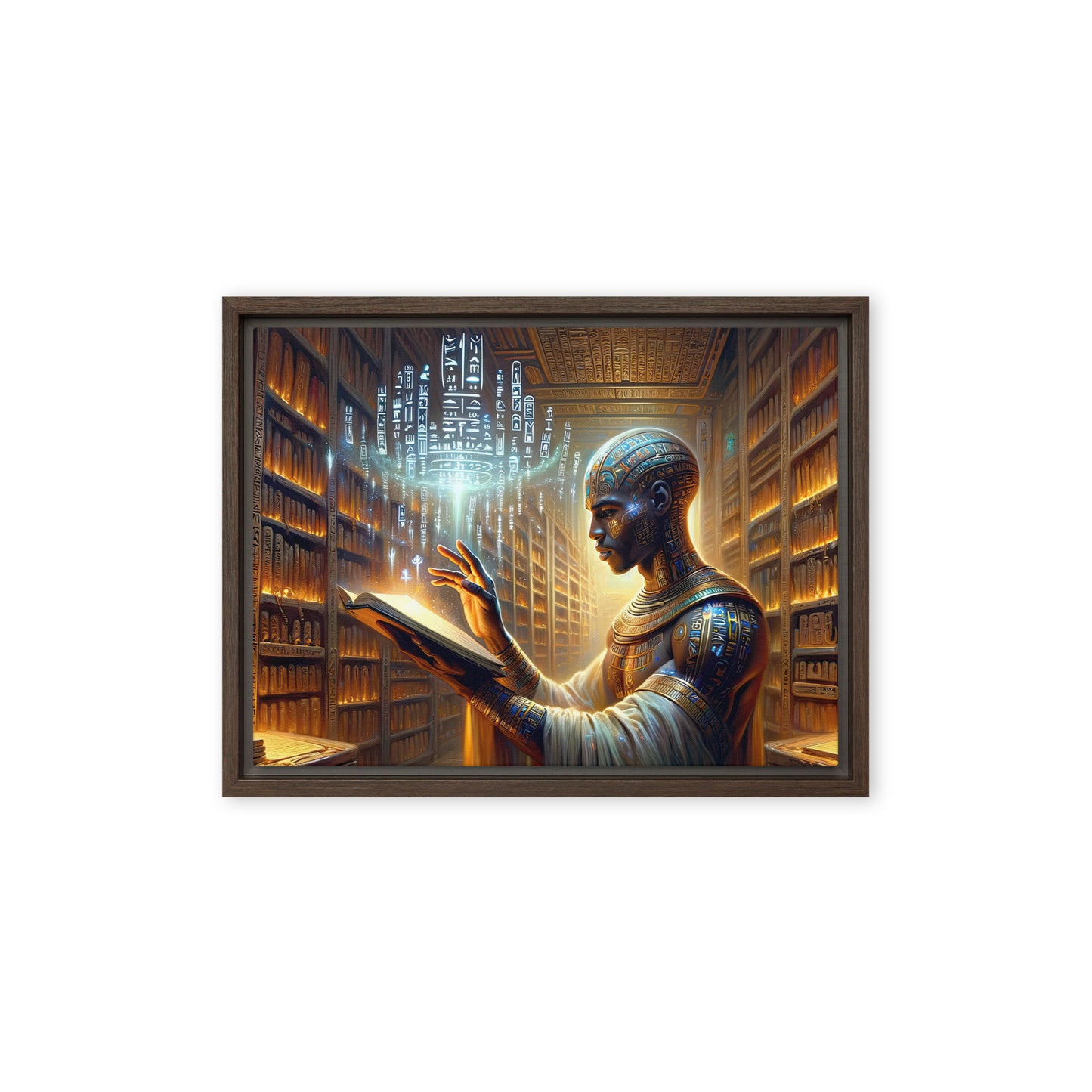 Sacred Knowledge Framed canvas