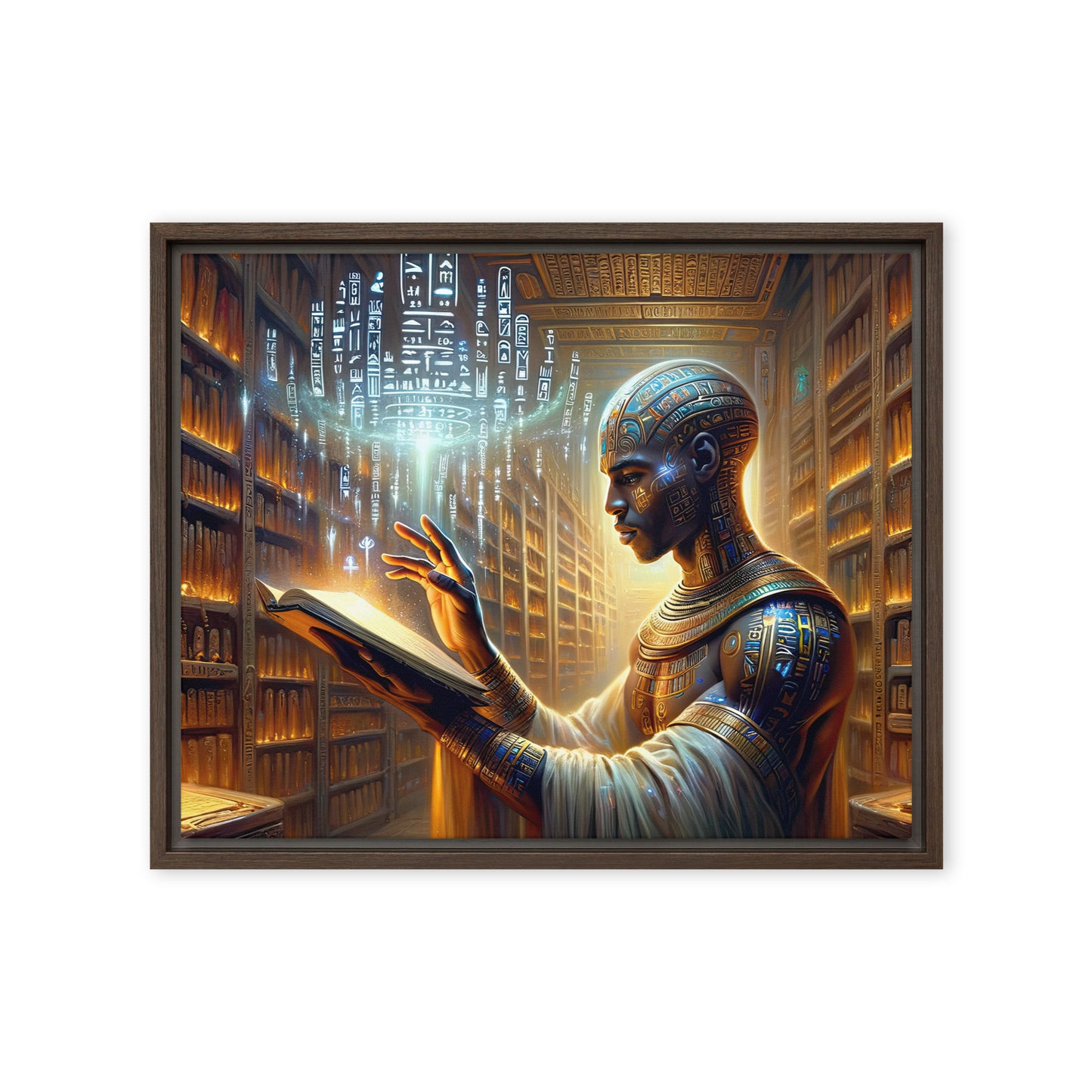 Sacred Knowledge Framed canvas