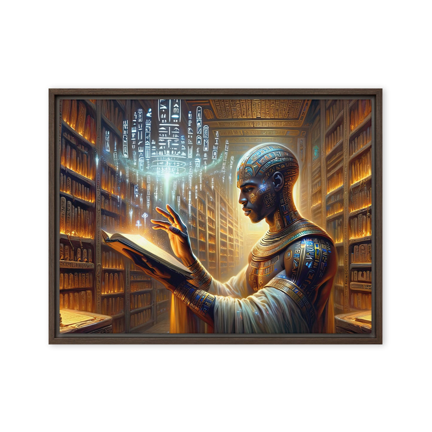 Sacred Knowledge Framed canvas