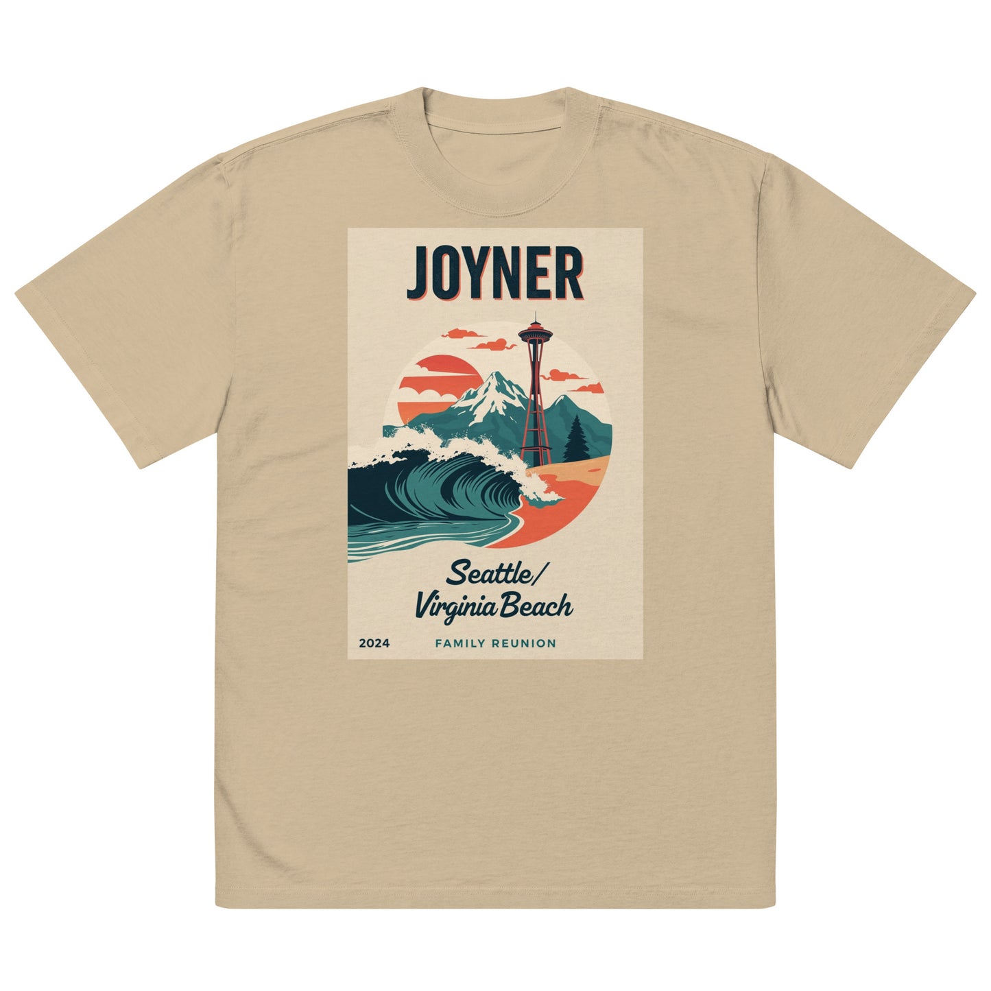 Joyner Family Reunion Oversized faded t-shirt