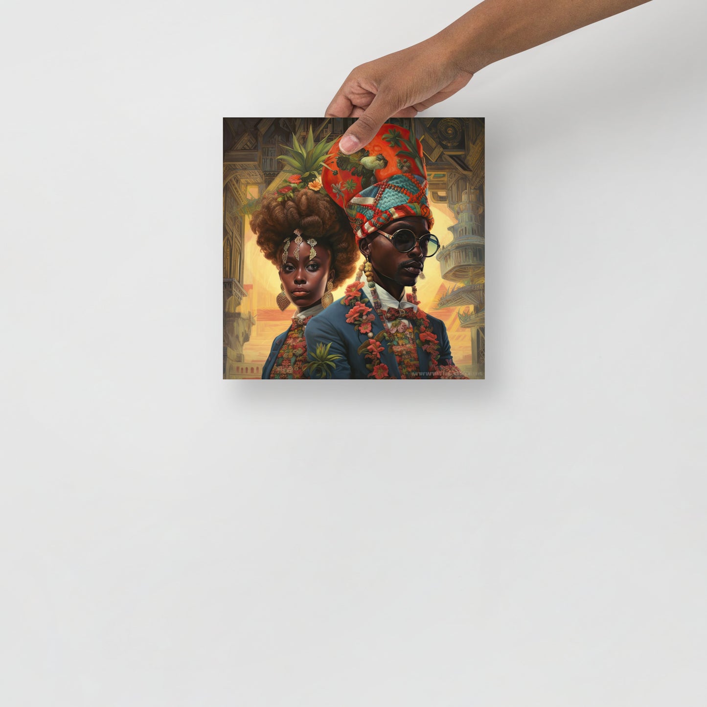 Afrofuturistic Dreams vol 6 image 1 Photo paper poster