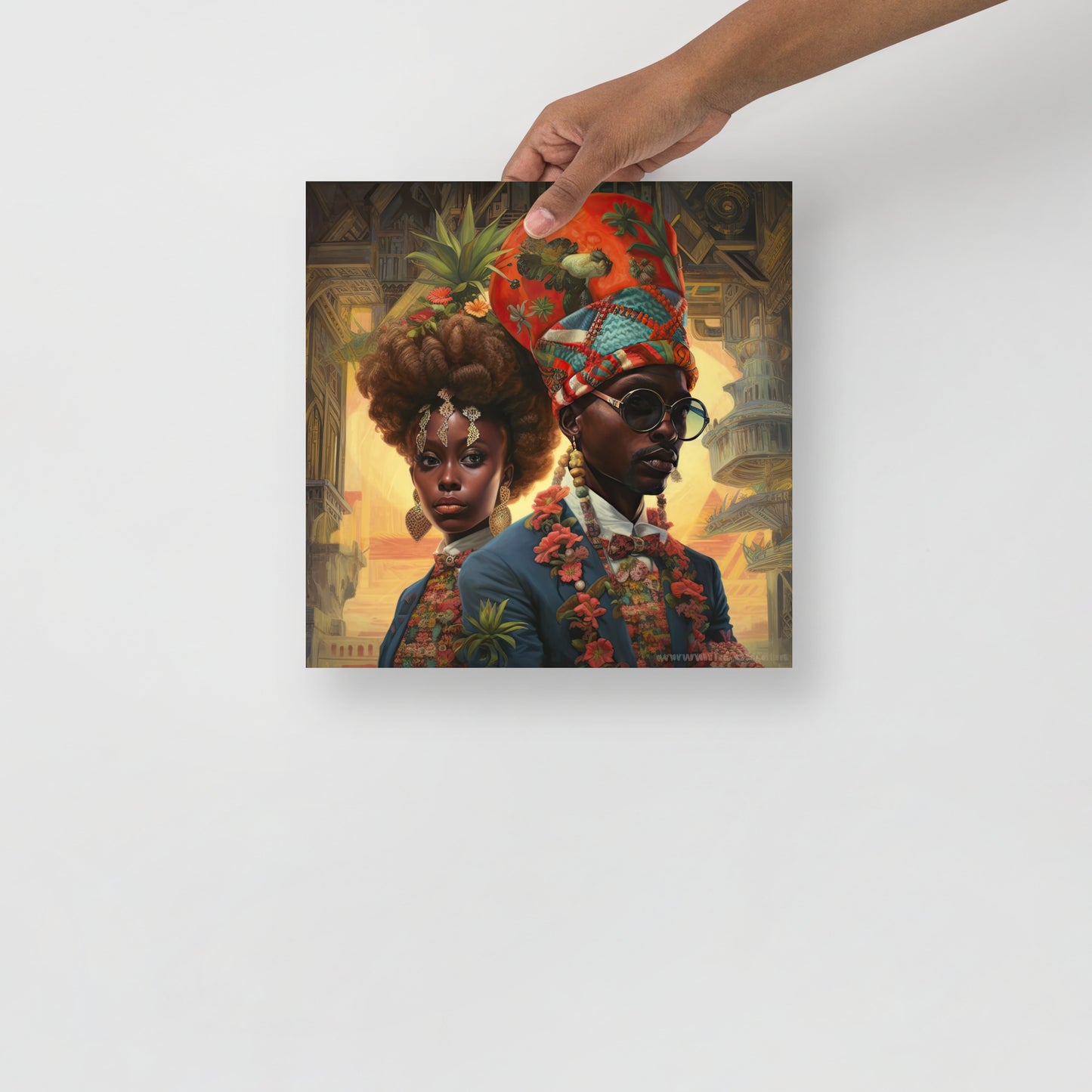 Afrofuturistic Dreams vol 6 image 1 Photo paper poster