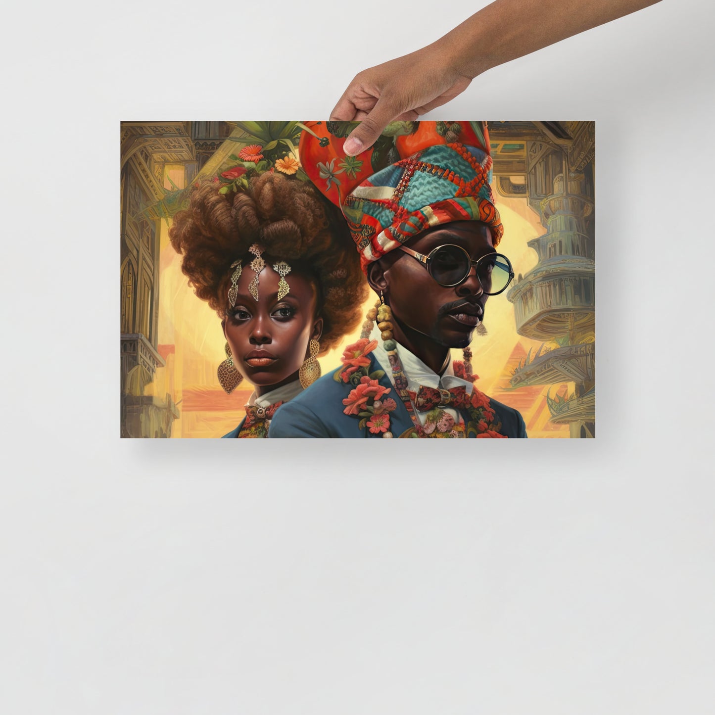 Afrofuturistic Dreams vol 6 image 1 Photo paper poster