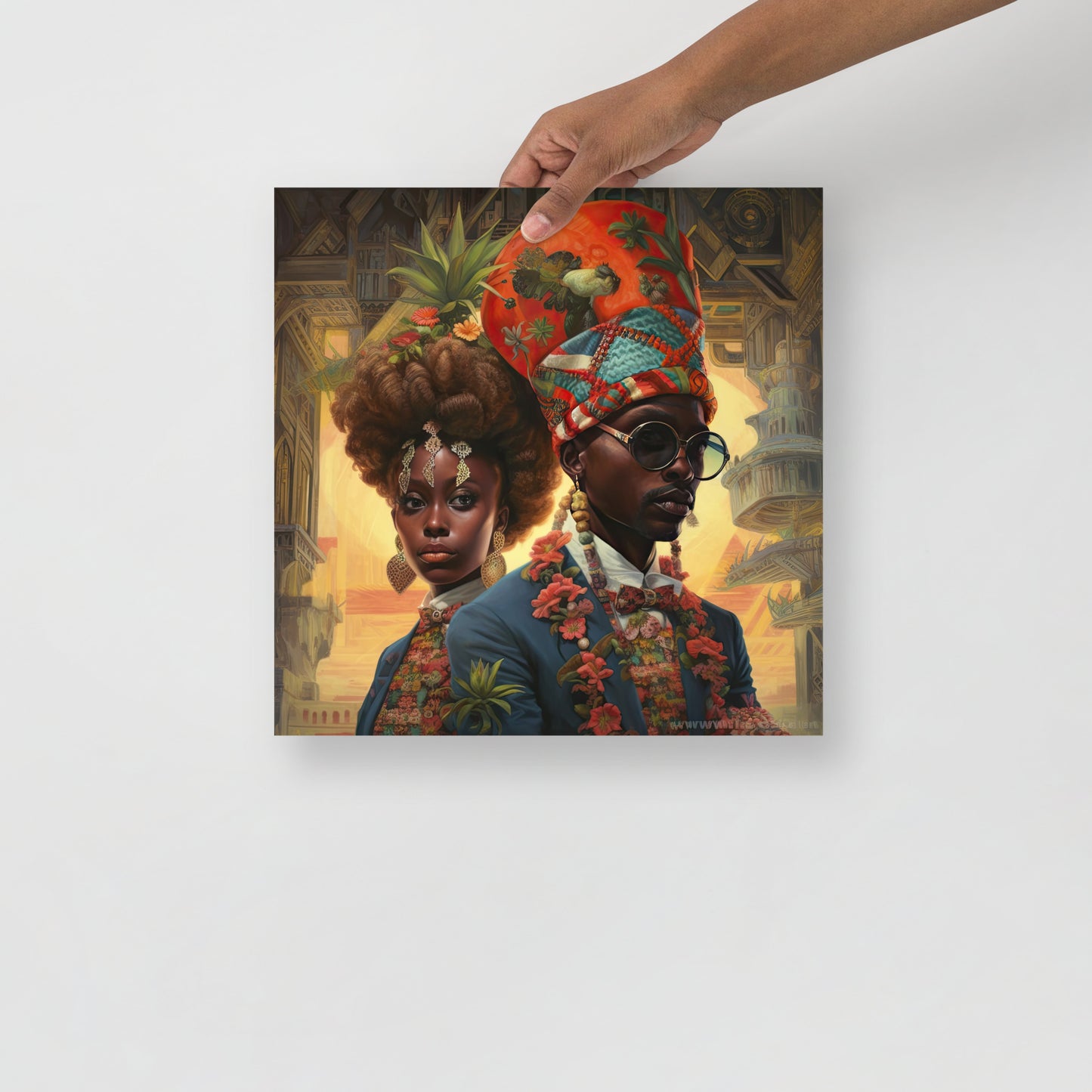 Afrofuturistic Dreams vol 6 image 1 Photo paper poster