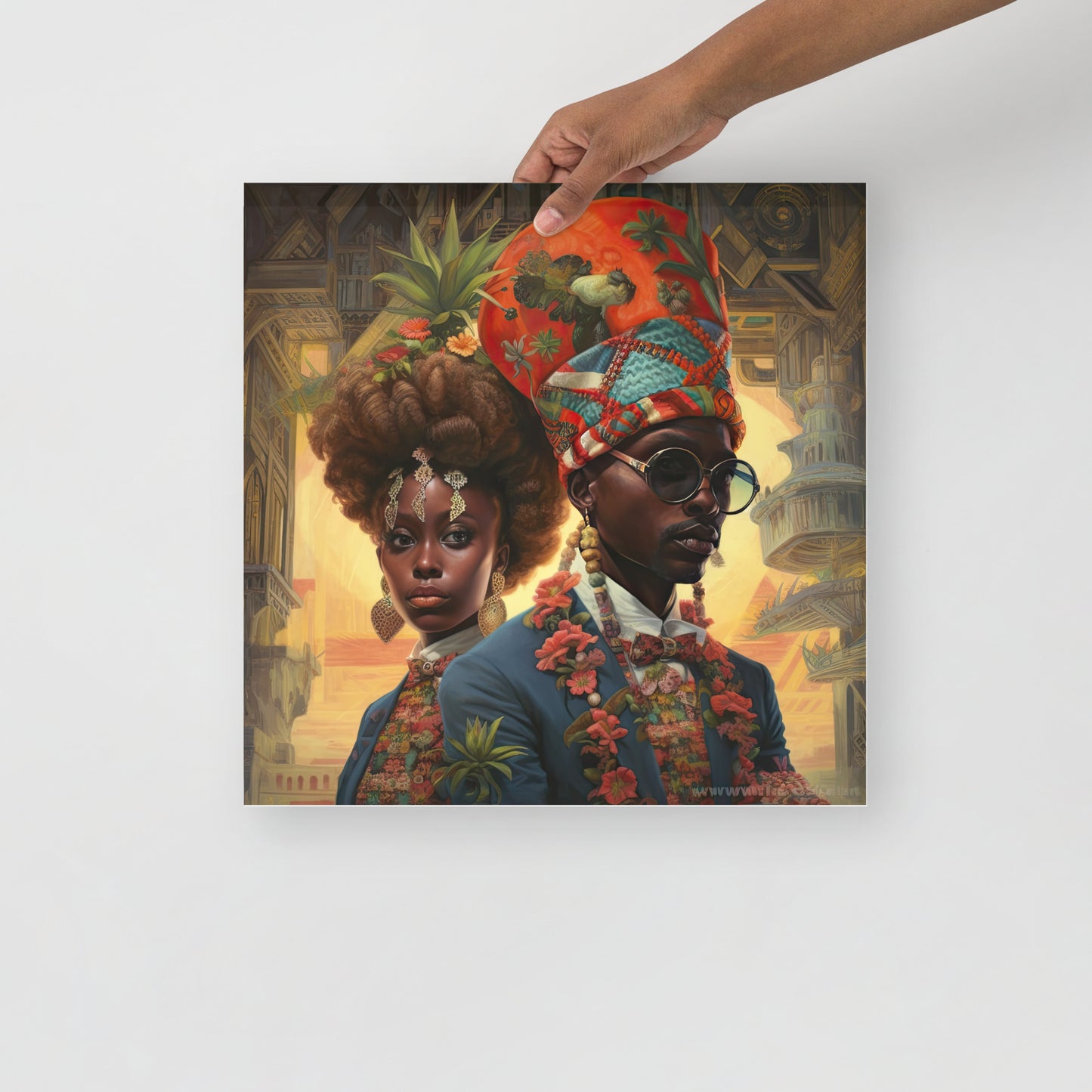 Afrofuturistic Dreams vol 6 image 1 Photo paper poster