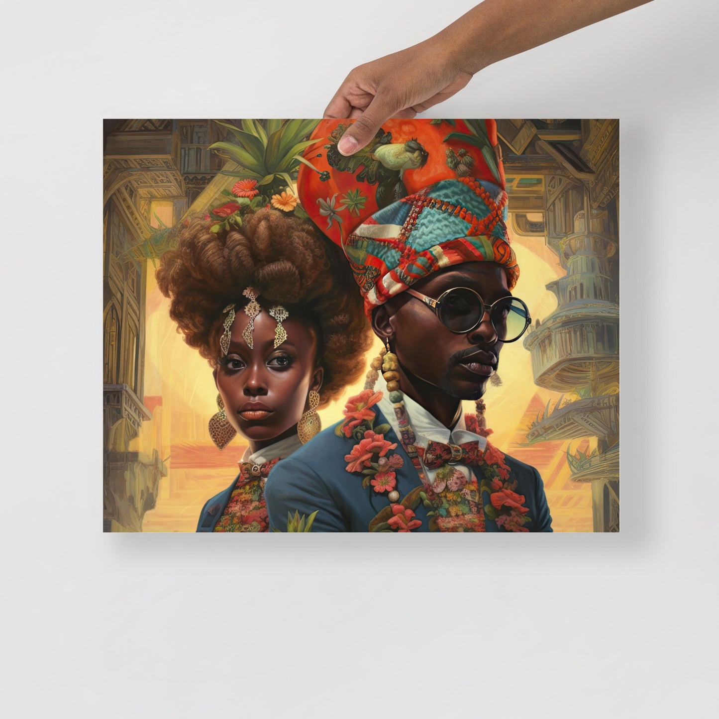 Afrofuturistic Dreams vol 6 image 1 Photo paper poster