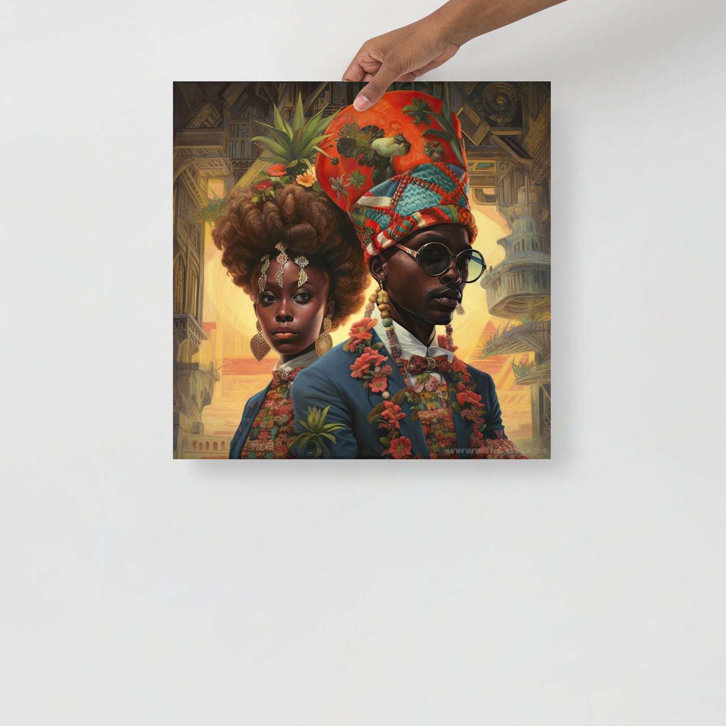 Afrofuturistic Dreams vol 6 image 1 Photo paper poster