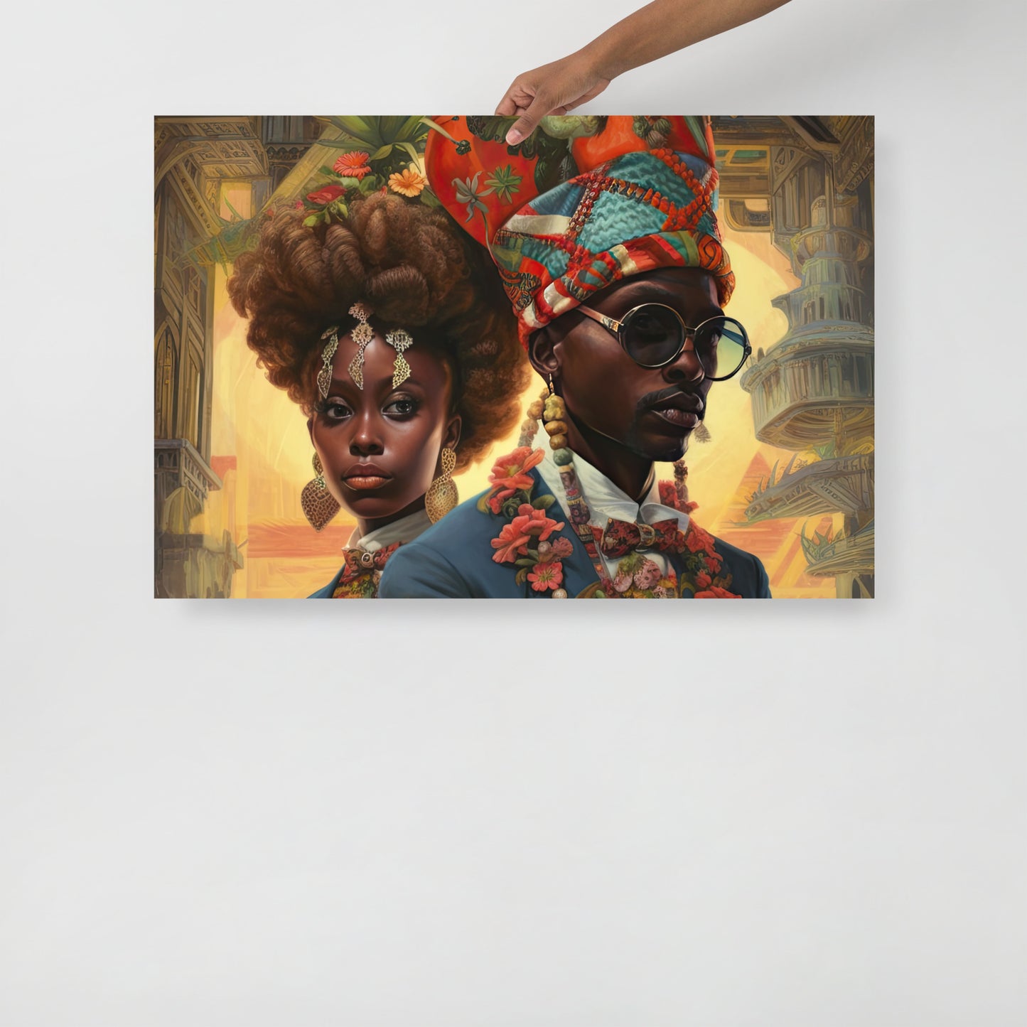 Afrofuturistic Dreams vol 6 image 1 Photo paper poster