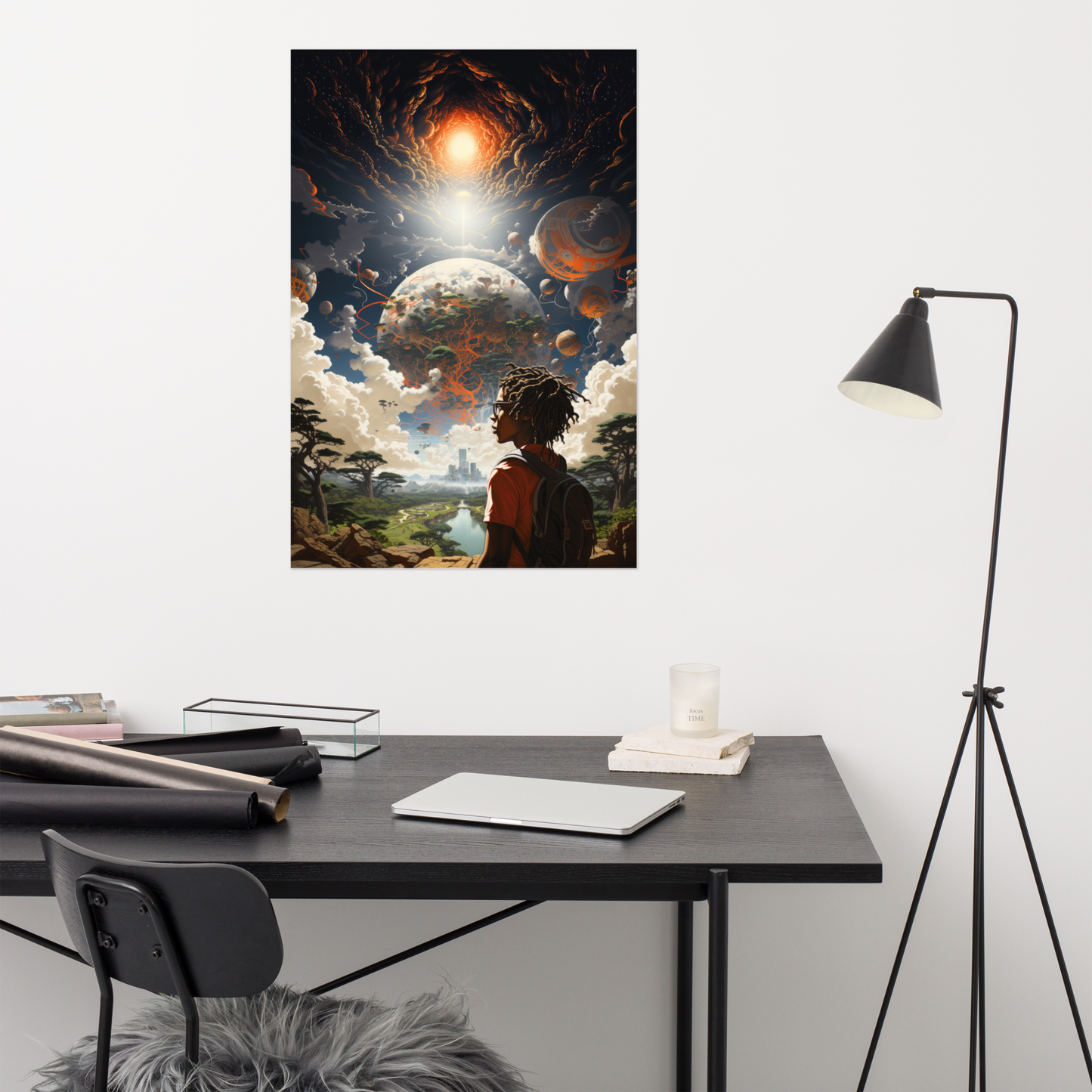 Afrofuturistic Dreams Vol 10 Photo paper poster