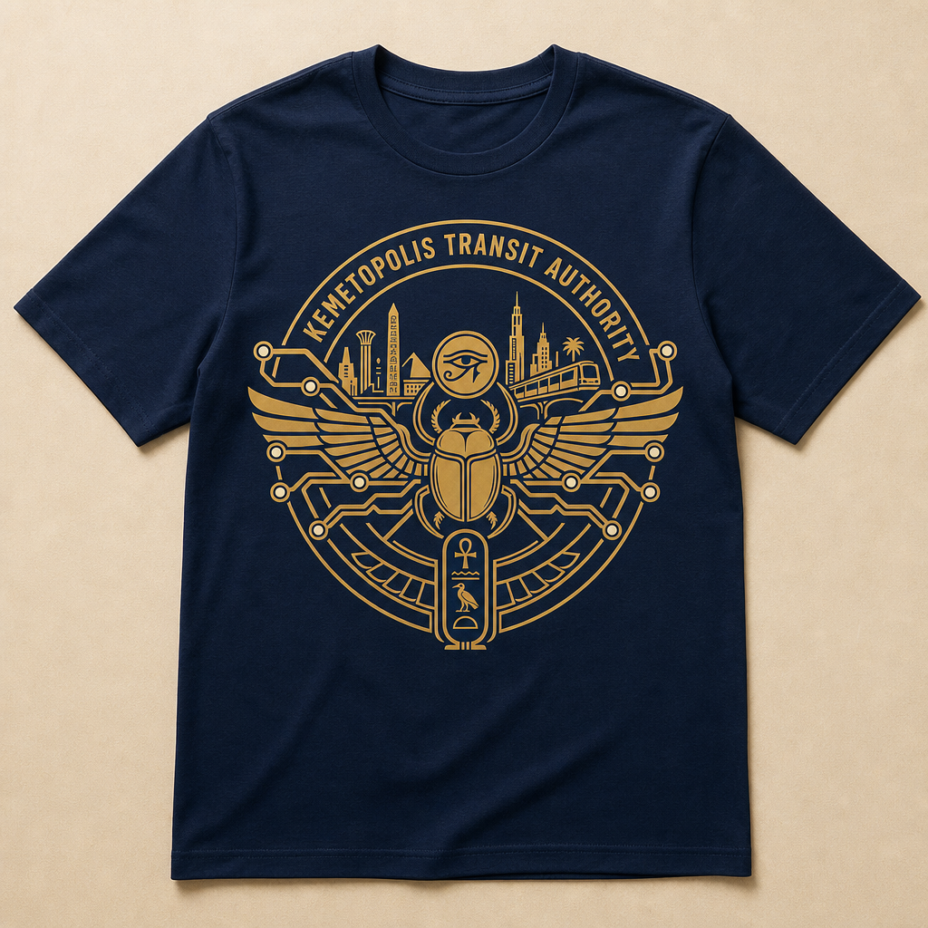 Transit Authority — diegetic merch product shot