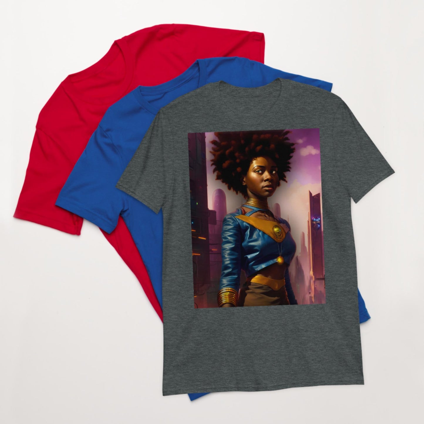 he Dark Knightess - Short-Sleeve Unisex T-Shirt